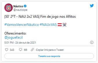 Série B: Vasco sai na frente nos Aflitos, mas cede empate ao Náutico